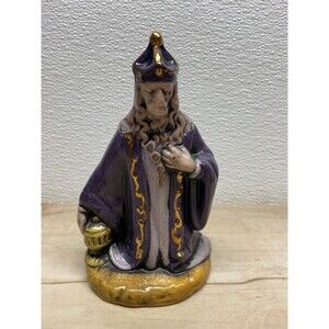 Vtg Unbranded Ceramic Nativity Figurine Kneeling Wise Man